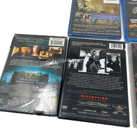 Horror Movie Lot of 5 NEW DVD/ Blu Ray. Wrong Turn 2. House of 9. Zombie Night + - Picture 7 of 8